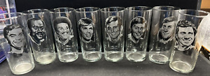 Vintage 1976 Papa Gino's Boston Red Sox Complete Set of 8 Collectors Glasses