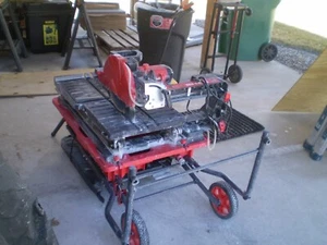 Rubi DT10 wet tile saw and everything else - Picture 1 of 15