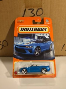 2024 MATCHBOX #31 '16 Chevy Camaro Convertible Metallic Blue 🔵 - Picture 1 of 5