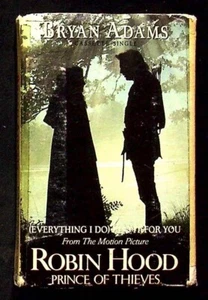 BRYAN ADAMS 1991 VTG CASSETTE SINGLE EVERYTHING I DO ROBIN HOOD SOUNDTRACK - Picture 1 of 2