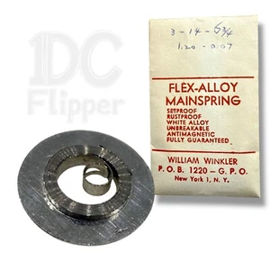 Mainspring 1.20 x 0.07 x 6.5 Alloy Watch Part Denn. 3 x 14 x 6 3/4 NOS Read! - Picture 1 of 2