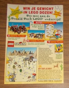 Publicidad rara LEGO System Western 6769 Fort Avalon 6755 Sheriff's Office 1996 - Imagen 1 de 1