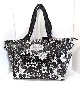 Baby Sac Signature Black & White Floral Diaper Bag - Picture 1 of 6