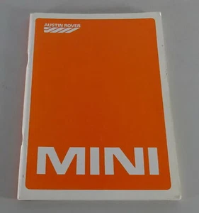 Instrucciones Servicio/Manual Austin Mini 1000 Ccm Stand 04/1986 - Imagen 1 de 2