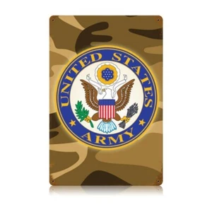 US Army Metal Sign - Hand Made in the USA with American Steel - Picture 1 of 1