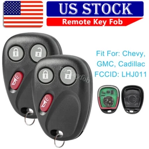 2 For 2003 2004 2005 2006 GMC Sierra Yukon Remote Keyless Entry Key Fob LHJ011 - Picture 1 of 8