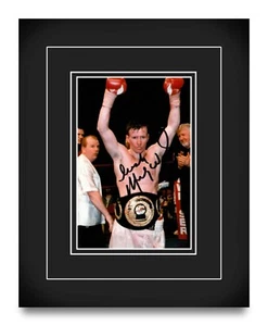 Foto autógrafa firmada por Mickey Ward de 10x8 boxeo FIB liviana exhibición de regalo certificado de autenticidad - Imagen 1 de 3