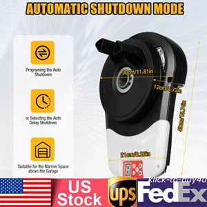 Abridor de puerta enrollable automático de garaje rodillo control remoto fuerza de elevación electrónica 800N - Imagen 1 de 16