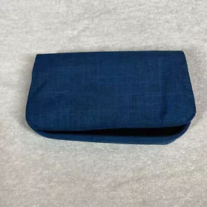 PSP Pouch Blue Sony OEM Soft Carrying Case Zipper 1000 2000 3000 - Picture 1 of 6