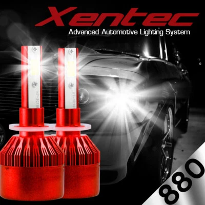 XENTEC LED HID Foglight Conversion kit 885 6000K for 1993-1994 GMC Safari - Image 1 of 4