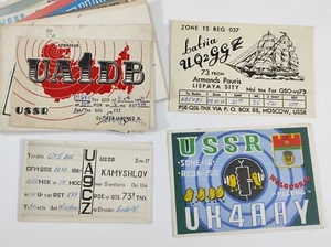 30 QSL cards USSR 1960s-1980s - Picture 1 of 10