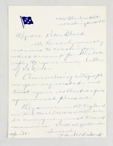 US NAVY Harold Raynsford Starck Chief of NAVAL Operations World War One and Two - Picture 1 of 3
