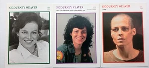 S67 3x Starfilmkarten - SIGOURNEY WEAVER - Picture 1 of 2