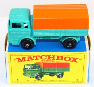 Matchbox Lesney #1 Mercedes Truck (Mint) [Orginal Box some wear/smudges] England - Picture 1 of 14