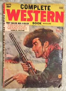 PULP: COMPLETE WESTERN VOL.20, #4 - SEPT 1955 - LEWIS B PATTEN, D.B. NEWTON - Picture 1 of 3