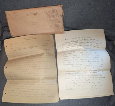 Handwritten Story Manuscript by Student of Palmer Institute of Authorship, 1927 - Image 1 of 4
