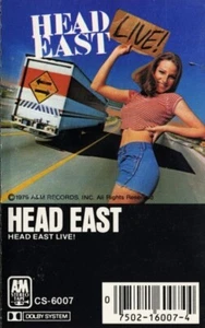 HEAD EAST LIVE! - Tested Cassette (1979, A&M) - Picture 1 of 4