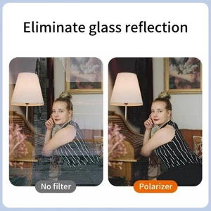 High Definition 52mm Polarizing Filter Enhances Claritys Boosts Saturation Comes - Picture 1 of 8