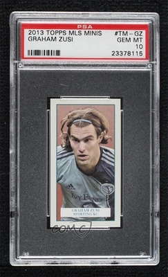 2013 Topps MLS Minis Graham Zusi #TM-GZ PSA 10 GEM MT - Image 1 of 2