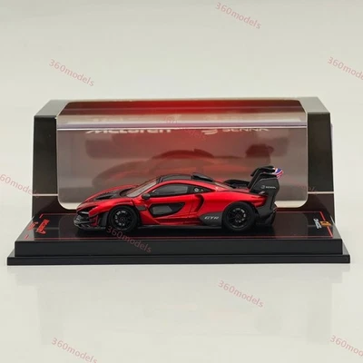 CM 1:64 McLaren Senna GTR Red Alloy Diecast Model Car Ornaments Supercar - Photo 1/4
