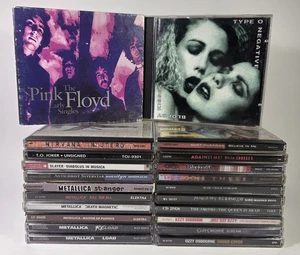Hard Rock, Heavy Metal CD Lot (22) Metallica, Pink Floyd & More... (Rare Titles) - Picture 1 of 3