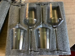 Rovsya Bleifreie Kristall Weißweingläser 4er Set NEU - Bild 1 von 6
