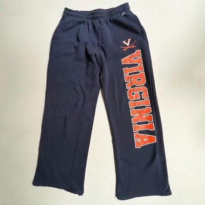 Vintage Virginia Cavaliers Track Pants Soffe Mens M Blue Training Cotton Y2K - Image 1 of 4