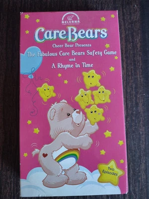 Care Bears VHS  The Fabulous Care Bears Safety Game And A Rhyme In Time  - Imagem 1 de 4