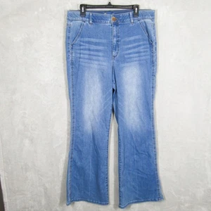 Democracy Absolution Jeans Size 16 Bootcut Flare Leg High Rise Denim - Picture 1 of 11