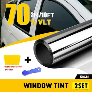2set 3M Uncut Tint Window Roll Film 70% Car Home Office Glass 20" x 10ft Feet - Picture 1 of 12