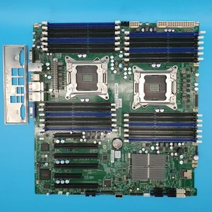 SuperMicro X9DRI-LN4F+ LGA2011 DDR3 Server Motherboard + I/O Shield - Picture 1 of 5