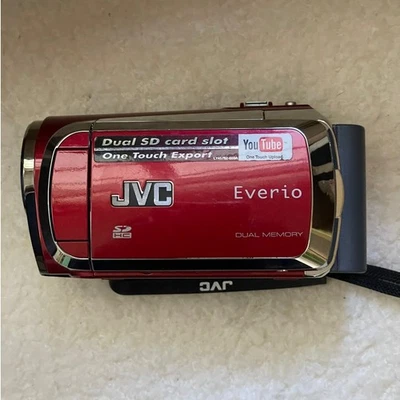 JVC Everio gz-ms120ru  Red Video Camera Camcorder  - Image 1 of 4