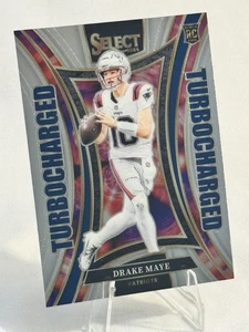 2024 Panini Select - Turbocharged Drake Maye #24 (RC) - Picture 1 of 1