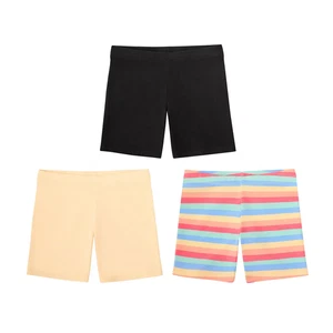 Member's Mark Girls 3-Pack Cartwheel Shorts - Size 3T Black Yellow & Striped - Picture 1 of 5