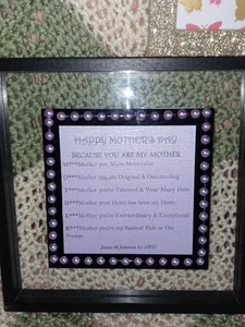 Mother's Day Birthday Gift Plaque Poem entitled Mothers are Angels in Disguise - Picture 1 of 12