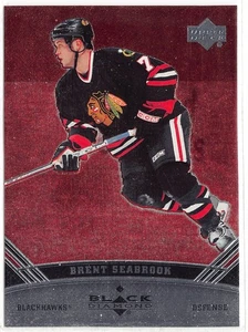 2006-07 Black Diamond Ruby #19 Brent Seabrook /100 - Picture 1 of 2