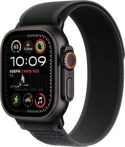 APPLE Watch Ultra 2 (2024) 49 mm Titangehäuse Trail M/L Schwarz MX4V3FD/A B-WARE - Picture 1 of 3