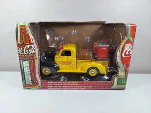 Ertl Coca Cola 1947 Dodge Pickup Truck Coin Bank Die Cast Metal RARE - Picture 1 of 3