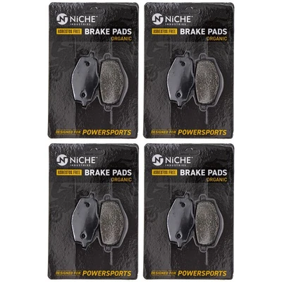 NICHE Brake Pad Set for Yamaha XT350 XT225 TTR225 Tri Z 250 Front Organic 4 Pack - Image 1 of 4
