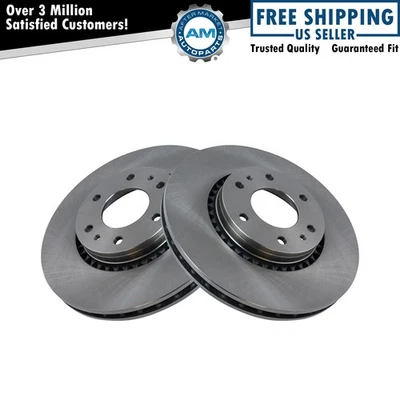 Front Brake Rotor Pair for Chevy Trailblazer EXT GMC Envoy XL Saab 9-7x - Image 1 of 4