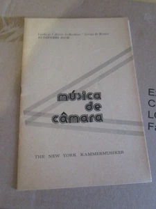 Angola classic music concert programme 1976 77 The New York Kammermusiker - Picture 1 of 4