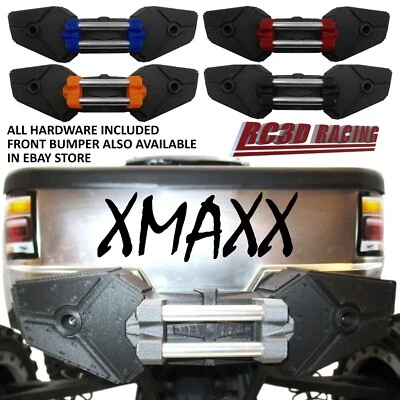 Fits Traxxas XMaxx X-Maxx 8s Rear Bumper With Ram(Many Colors) Includes Hardware - Image 1 of 4