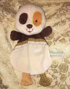 Lilliputiens Clara Panda Bear Cuddle Puppet Teddy Baby Security Blanket Lovey - Picture 1 of 3