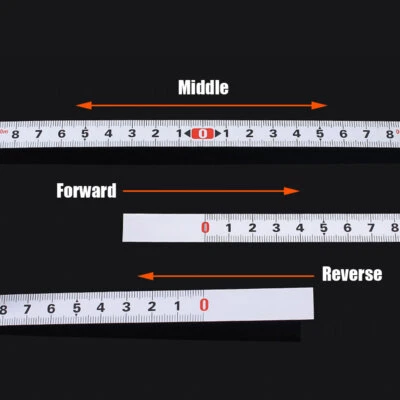 Self-Adhesive Measure Tape Stainless Steel Backed Measure Metric Scale Rustproof - Image 1 of 4