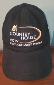 2019 Country House Kentucky Derby Winner 145 Hat Cap Churchill Downs Black