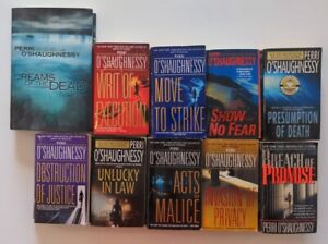 10 książek serii Nina Reilly autorstwa Perri O'Shaughnessy mieszana partia thrillery prawne