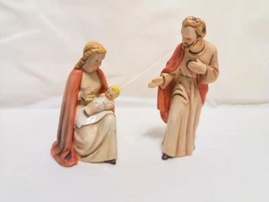Vintage Hummel Keramik Krippenfiguren Maria u. Josef mit Christkind /Regal150.3 - Bild 1 von 12