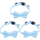 3 PCS Collars for Large Breed Dogs Aesthetic Pet Bow Detachable