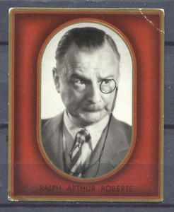Ralph Arthur Roberts Vintage Movie Star Cigarette Trading Card Lloyd No.202