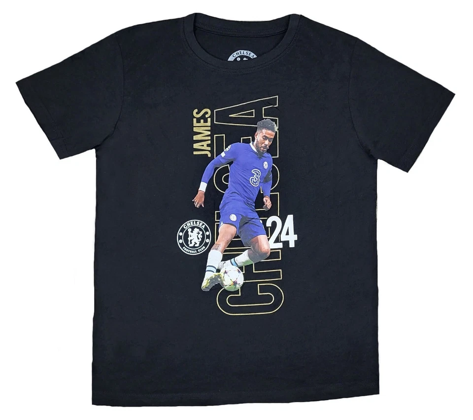 Camiseta de jugador de fútbol Chelsea niños 10 11 años Reece James niños top CHT82 Foto 1 de 1